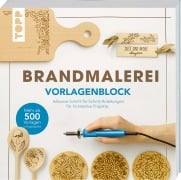 Cover-Bild zum Titel 'Brandmalerei. Vorlagenblock. Mehr als 500 Vorlagen in Originalgröße.' von 'Alice Hörnecke, Alice Herzog, Lisa Schmidt'