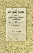 Cover-Bild zum Titel 'Johann Kaspar Hechtel: Beiträge zur geselligen Freude' von 'Johann Kaspar Hechtel'