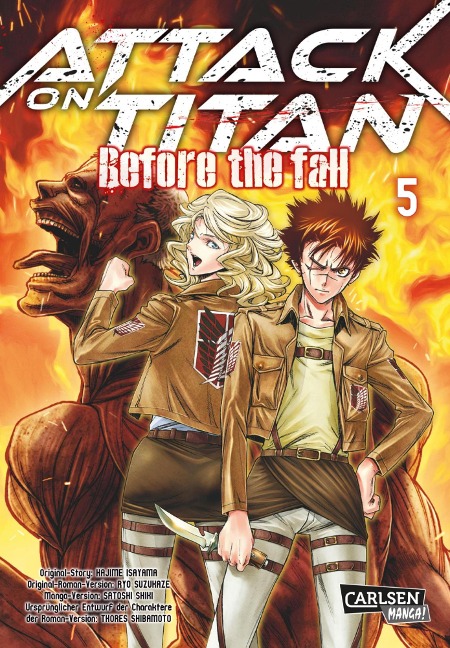 Attack on Titan - Before the Fall 5 - Hajime Isayama, Ryo Suzukaze