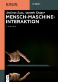 Cover-Bild zum Titel 'Mensch-Maschine-Interaktion' von 'Andreas Butz, Antonio Krüger'
