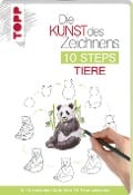 Cover-Bild zum Titel 'Die Kunst des Zeichnens 10 Steps - Tiere' von 'Heather Kilgour'
