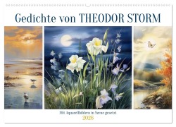 Gedichte von Theodor Storm (Wandkalender 2026 DIN A2 quer), CALVENDO Monatskalender - Sabine Löwer