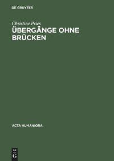 Übergänge ohne Brücken - Christine Pries