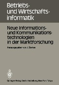 Cover-Bild zum Titel 'Neue Informations- und Kommunikationstechnologien in der Marktforschung' von ''
