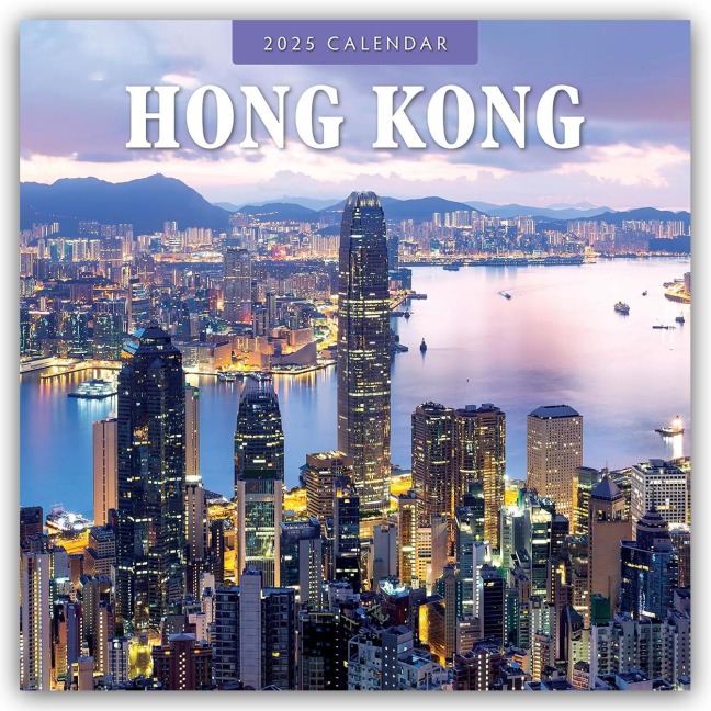 Hongkong 2025 - 16-Monatskalender - Robin Red