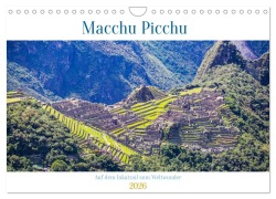 Cover-Bild zum Titel 'Macchu Picchu (Wandkalender 2026 DIN A4 quer), CALVENDO Monatskalender' von 'Gunnar Lentz'