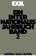 Cover-Bild zum Titel 'Erinnerungen ans Exil - kritische Lektüre der Autobiographien nach 1933 und andere Themen' von ''