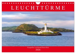 Cover-Bild zum Titel 'Leuchttürme des Nordens (Wandkalender 2026 DIN A4 quer), CALVENDO Monatskalender' von 'Reemt Peters-Hein'