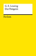 Cover-Bild zum Titel 'Der Freigeist' von 'Gotthold Ephraim Lessing'