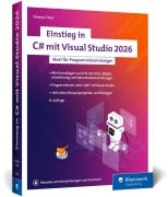 Cover-Bild zum Titel 'Einstieg in C# mit Visual Studio 2026' von 'Thomas Theis'