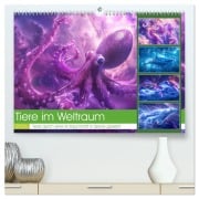 Cover-Bild zum Titel 'Tiere im Weltraum (hochwertiger Premium Wandkalender 2026 DIN A2 quer), Kunstdruck in Hochglanz' von 'Steffen Gierok-Latniak'