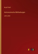 Cover-Bild zum Titel 'Astronomische Mittheilungen' von 'Rudolf Wolf'