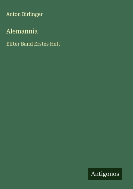 Alemannia - Anton Birlinger