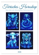Cover-Bild zum Titel 'Tierisches Horoskop (Wandkalender 2026 DIN A3 hoch), CALVENDO Monatskalender' von 'Katharina Stachanczyk'