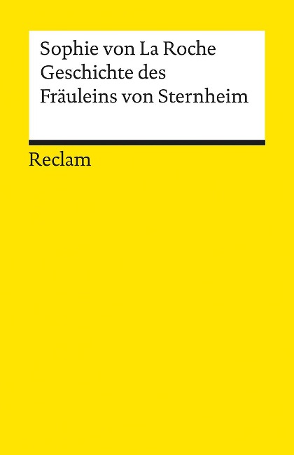 Geschichte des Fräuleins von Sternheim - Sophie von LaRoche