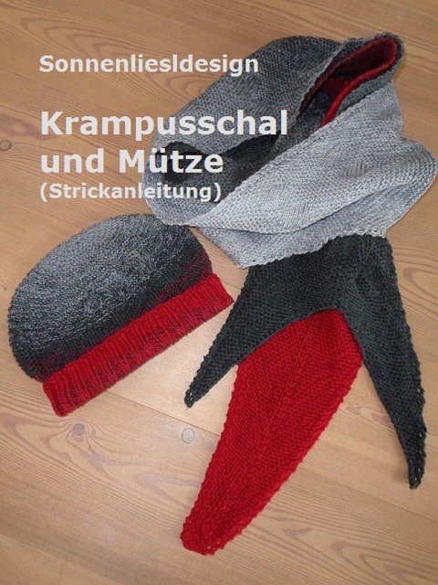 Krampusschal und Mütze - Liesl Sonnenliesldesign