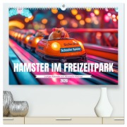 Cover-Bild zum Titel 'Hamster im Freizeitpark - Lustiger Kalender mit Jahrmarkt-Motiven (hochwertiger Premium Wandkalender 2026 DIN A2 quer), Kunstdruck in Hochglanz' von 'Mb Fotografie'