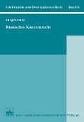 Cover-Bild zum Titel 'Russisches Konzernrecht' von 'Jürgen Telke'
