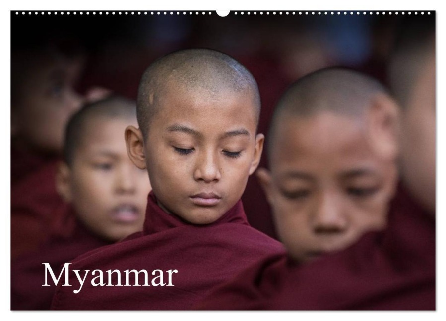 Myanmar 2027 (Wandkalender 2027 DIN A2 quer), CALVENDO Monatskalender - Winfried Rusch