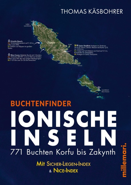 Buchtenfinder Ionische Inseln - Ausgabe 2026 - Thomas Käsbohrer
