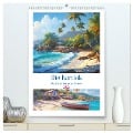 Die Karibik. Der Zauber tropischer Juwele (hochwertiger Premium Wandkalender 2025 DIN A2 hoch), Kunstdruck in Hochglanz - Rose Hurley