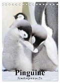 Pinguine. Familienglück im Eis (Tischkalender 2024 DIN A5 hoch), CALVENDO Monatskalender - Elisabeth Stanzer