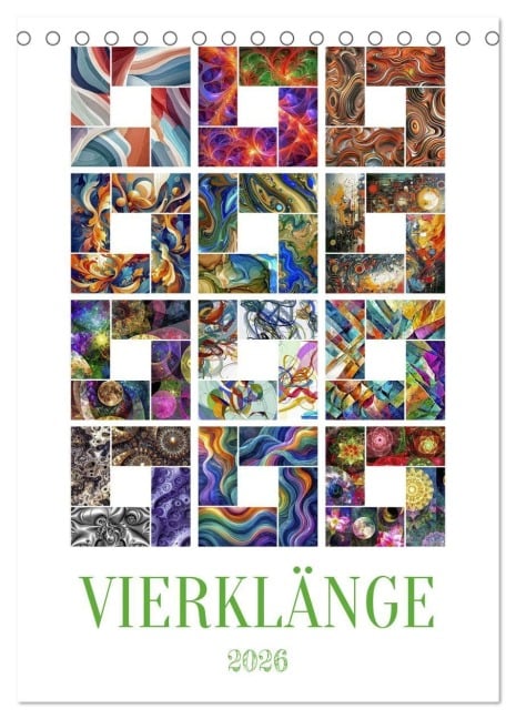 Vierklänge (Tischkalender 2026 DIN A5 hoch), CALVENDO Monatskalender - Werner Braun