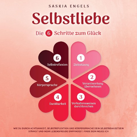 Selbstliebe ¿ Die 6 Schritte zum Glück: Wie du durch Achtsamkeit, Selbstreflektion und Körpersprache dein Selbstbewusstsein stärkst und mehr Lebensfreude empfindest. Finde dein neues Ich - Saskia Engels