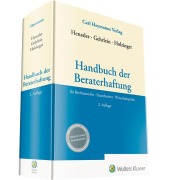 Cover-Bild zum Titel 'Handbuch der Beraterhaftung' von ''