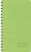 Cover-Bild zum Titel 'Taschenkalender Wochentimer Small Grün 2026' von ''