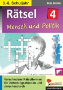 Cover-Bild zum Titel 'Rätsel / Band 4: Mensch und Politik' von 'Mila Müller'