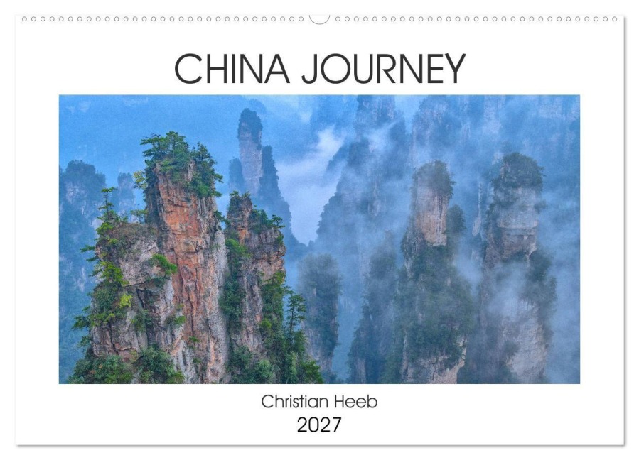 China Journey (Wandkalender 2027 DIN A2 quer), CALVENDO Monatskalender - Christian Heeb