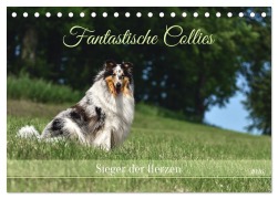 Cover-Bild zum Titel 'Fantastische Collies - Sieger der Herzen (Tischkalender 2026 DIN A5 quer), CALVENDO Monatskalender' von 'Yvonne Janetzek'