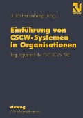 Cover-Bild zum Titel 'Einführung von CSCW-Systemen in Organisationen' von 'Ulrich Hasenkamp'