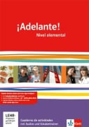 Cover-Bild zum Titel '¡Adelante!.Cuaderno de actividades mit Audios und Vokabeltrainer 1. Lernjahr' von ''