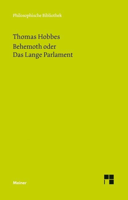 Behemoth oder Das Lange Parlament - Thomas Hobbes