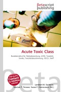 Cover-Bild zum Titel 'Acute Toxic Class' von ''