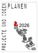 Cover-Bild zum Titel 'Projekte und Ideen planen (Wandkalender 2026 DIN A4 hoch), CALVENDO Monatskalender' von 'Verena Koepp'