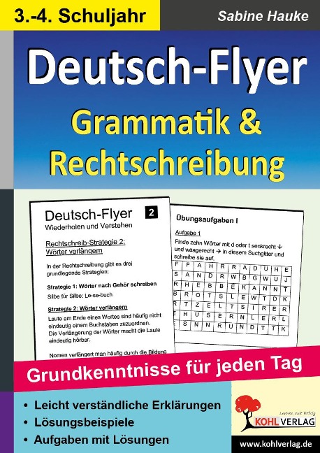 Deutsch-Flyer Rechtschreibung & Grammatik - Sabine Hauke