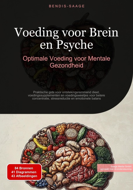 Voeding voor Brein en Psyche: Optimale Voeding voor Mentale Gezondheid - Bendis A. I. Saage - Nederlands