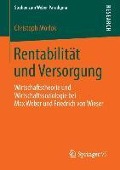 Rentabilität und Versorgung - Christoph Morlok