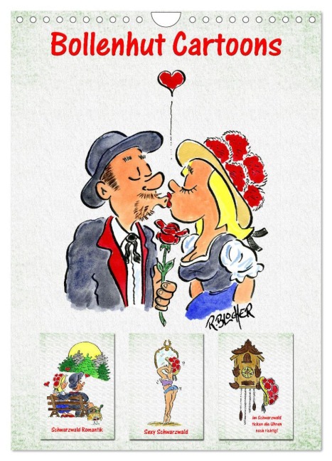 Bollenhut Cartoons (Wandkalender 2026 DIN A4 hoch), CALVENDO Monatskalender - Ingo Laue