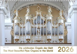Cover-Bild zum Titel 'Der Orgelkalender, ein Musik-Kalender 2026, DIN A3' von 'Peter Bach Jr.'