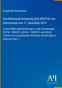 Cover-Bild zum Titel 'Durchführungsverordnung (EU) 2020/761 der Kommission vom 17. Dezember 2019' von 'Europäische Kommission'