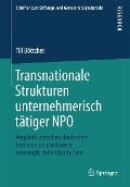 Cover-Bild zum Titel 'Transnationale Strukturen unternehmerisch tätiger NPO' von 'Till Böttcher'