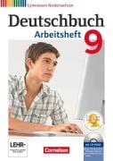 Cover-Bild zum Titel 'Deutschbuch 9. Schuljahr. Arbeitsheft mit Lösungen und Übungs-CD-ROM. Gymnasium Niedersachsen' von 'Michael Germann, Cordula Grunow, Angela Mielke, Deborah Mohr, Irmgard Schick'