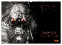 Cover-Bild zum Titel 'S.O.D. - Skulls Of Death Vol. II - Totenkopf Artworks (Wandkalender 2026 DIN A2 quer), CALVENDO Monatskalender' von 'Mario Heyer (Mtp Art)'