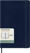 Cover-Bild zum Titel 'Moleskine 12 Monate Wochen Notizkalender 2027, Large/A5, 1 Wo = 1 Seite, rechts linierte Seite, Weicher Einband, Saphir' von ''