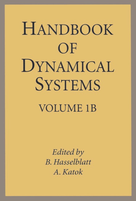 Handbook of Dynamical Systems - 