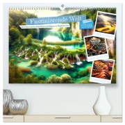Faszinierende Welt: Eine Reise mit der Künstlichen Intelligenz an Magische Orte (hochwertiger Premium Wandkalender 2026 DIN A2 quer), Kunstdruck in Hochglanz - Marco Warstat
